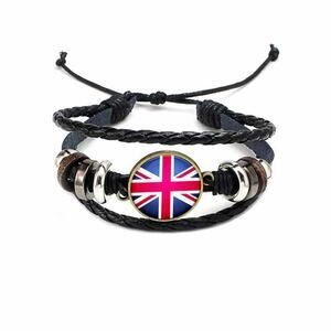 New United Kingdom Leather Adjustable Bracelet, Soccer, World Cup